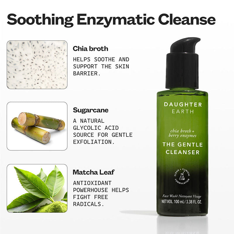 Face Wash Gentle Cleanser With Chia Ferment & Papaya Enzyme