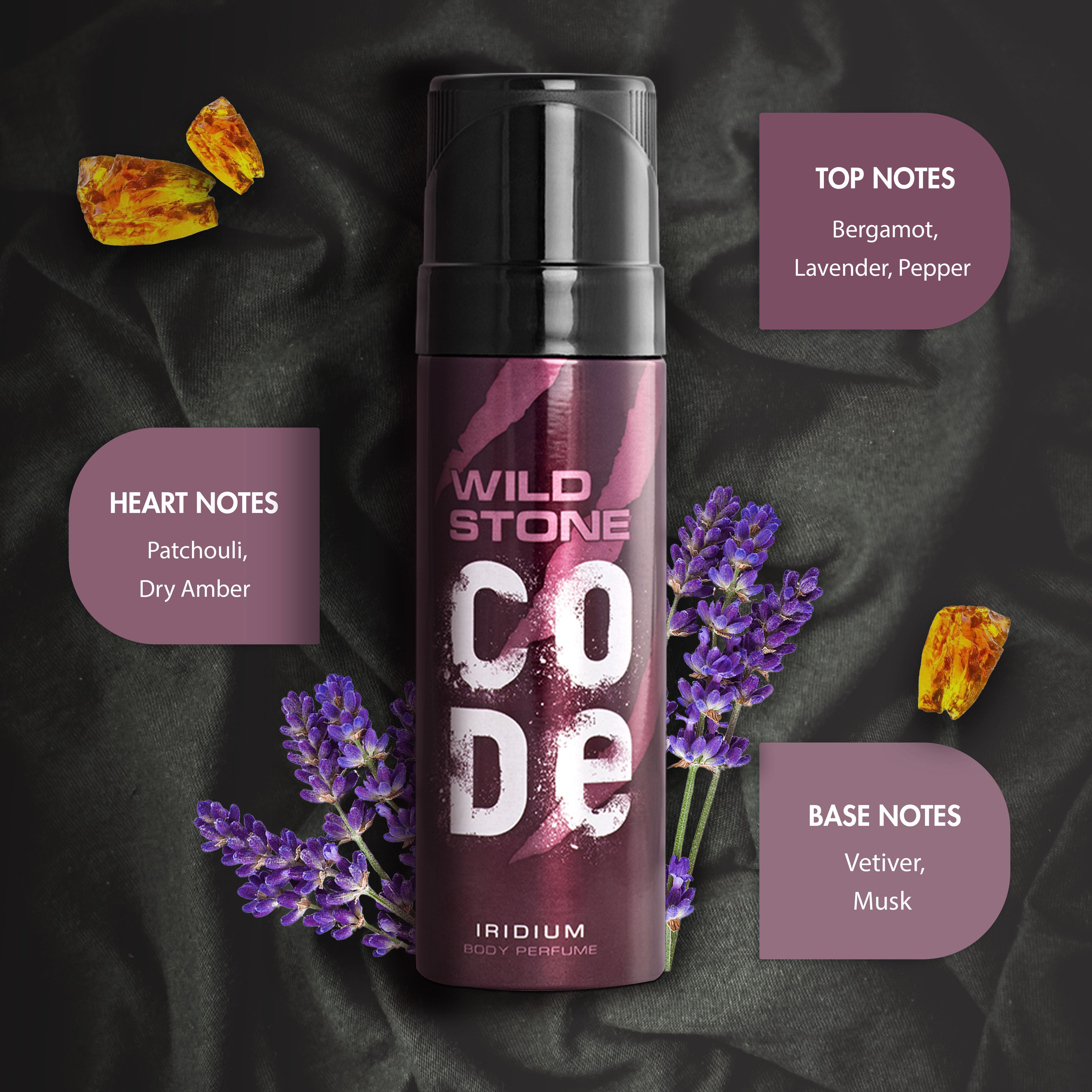 Code Iridium Body Perfume For Men