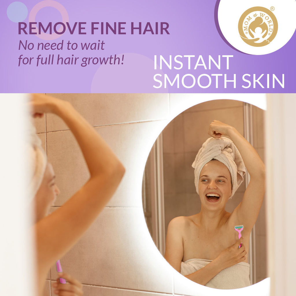 Shaverush Full Body Razor With 4 Blades Nano Coating Technology & Lubricating Strip