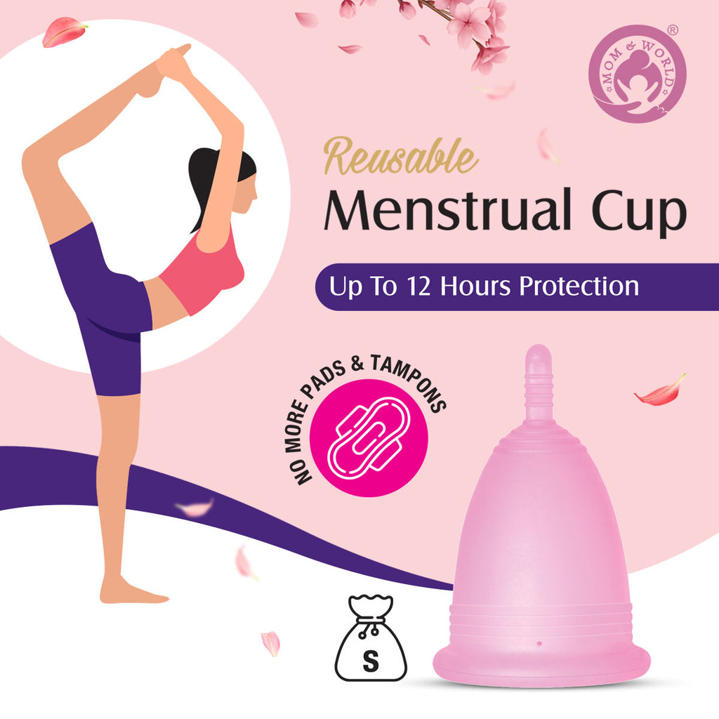 Medical Grade Silicone, Odor And Rash Free Reusable Menstrual Cup - Small