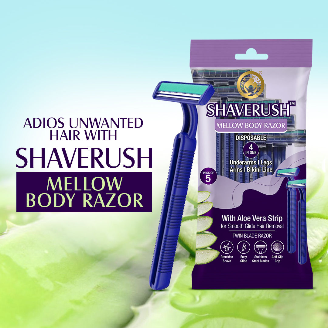 Shaverush Mellow Body Razor - 4 In 1