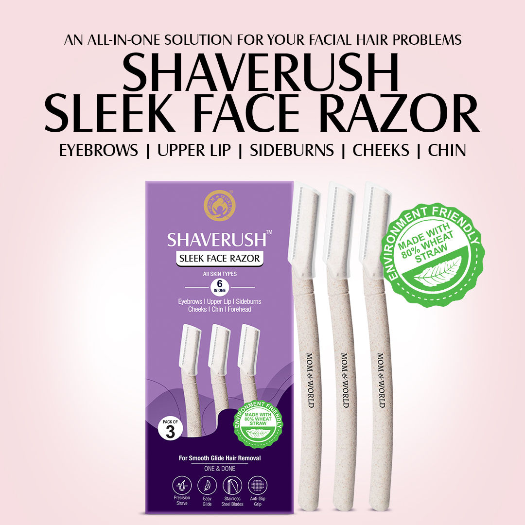 Shaverush Sleek Face Razor - 6 In 1