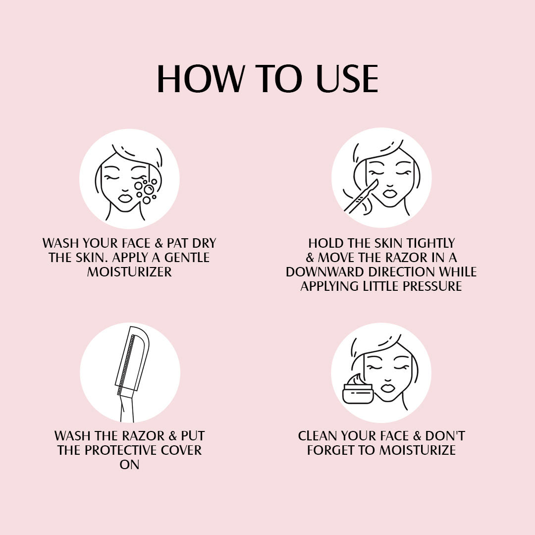 Shaverush Sleek Face Razor - 6 In 1