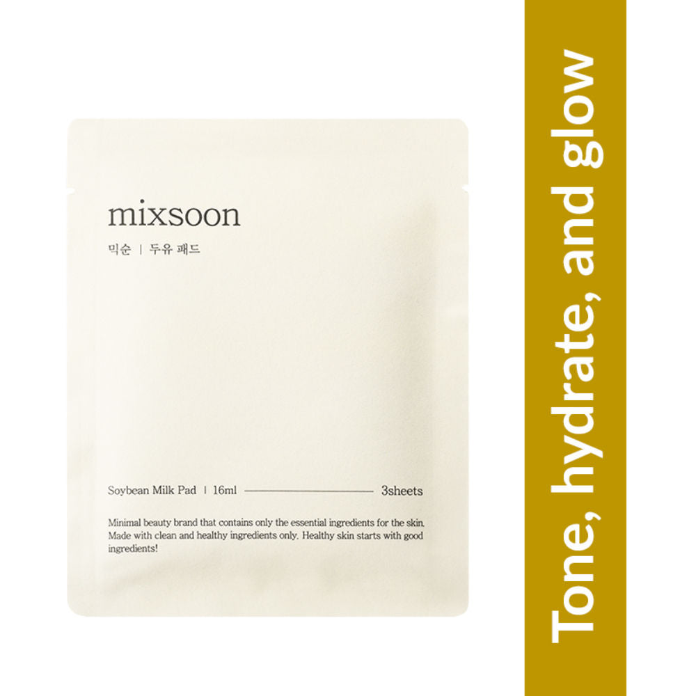 Soybean Milk Pad, Brightens & Deeply Hydrates Dry, Dull Skin with Fermented Soy