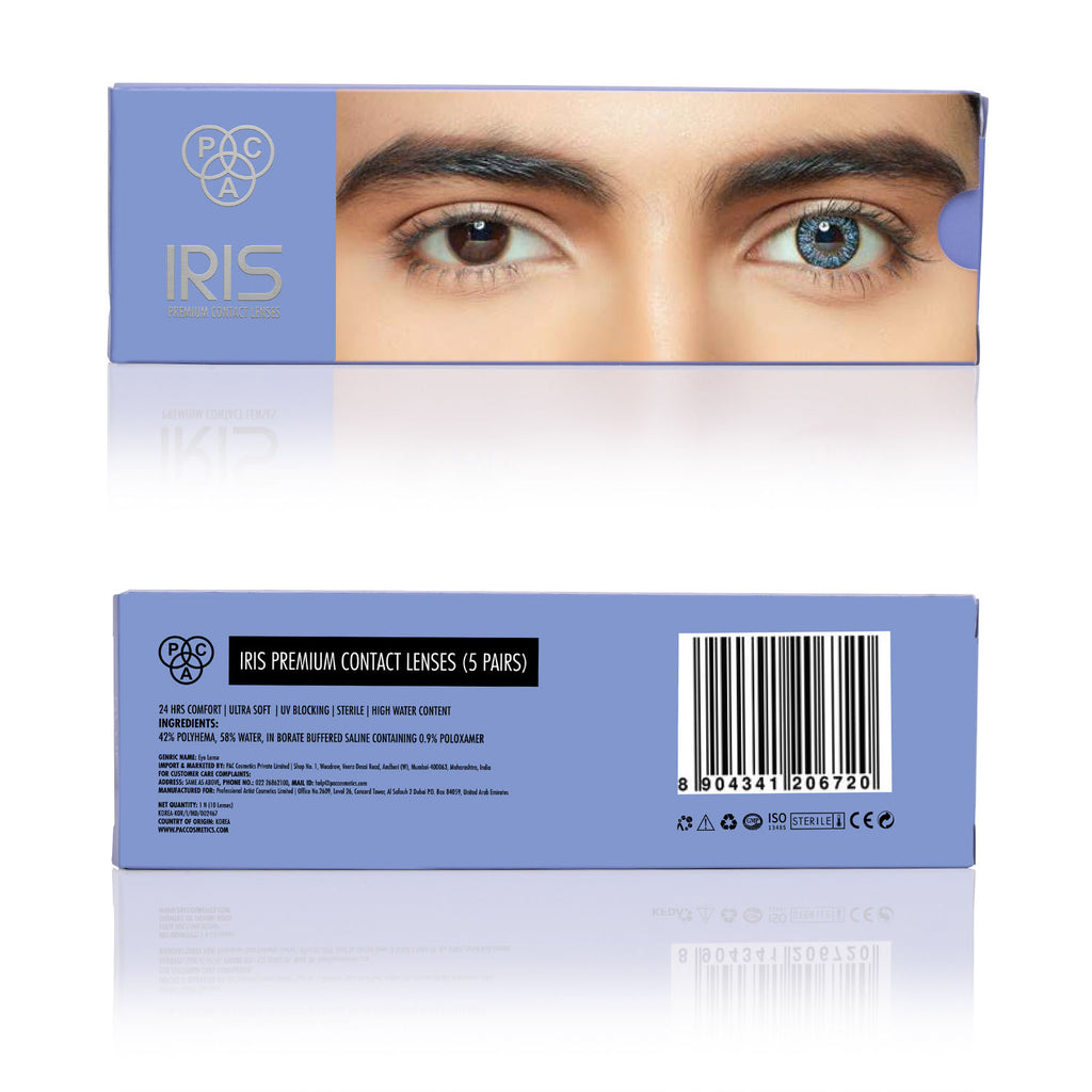 IRIS Premium Contact Lenses - Blue