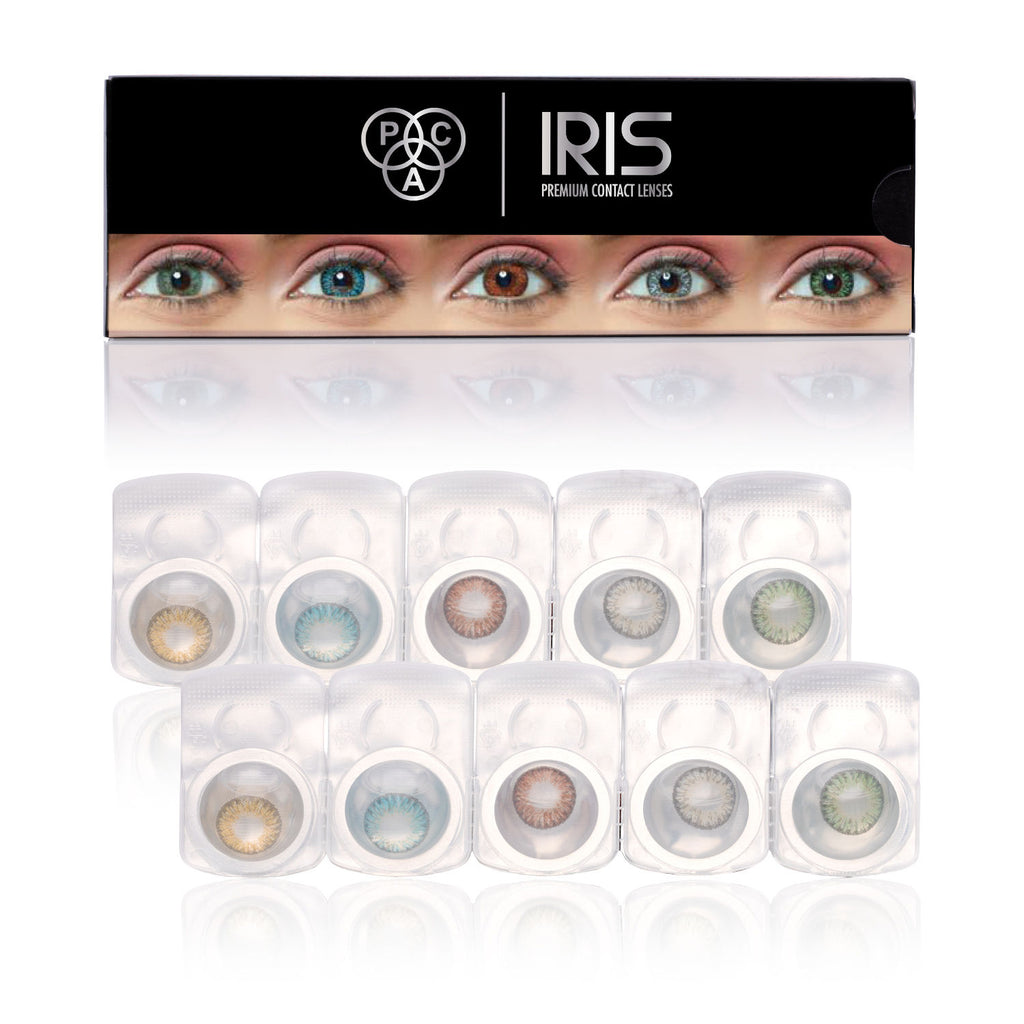 IRIS Premium Contact Lenses Mix - Comfortable Natural Looking, 1 Day Wear, Non-Irritating