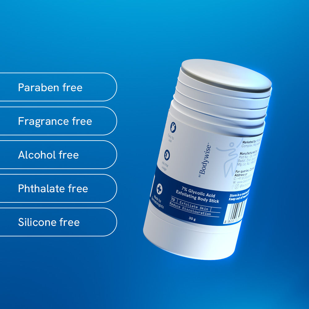 7% Glycolic Acid Stick Body Exfoliation For Smooth, Clear & Even Skin