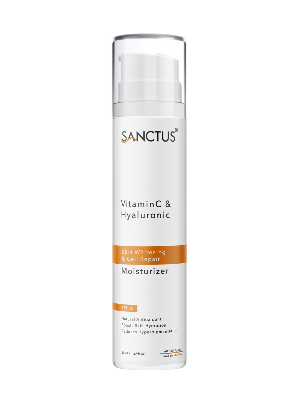 Hyaluronic & Vitamin C Oil-Free Face Moisturizer SPF 30