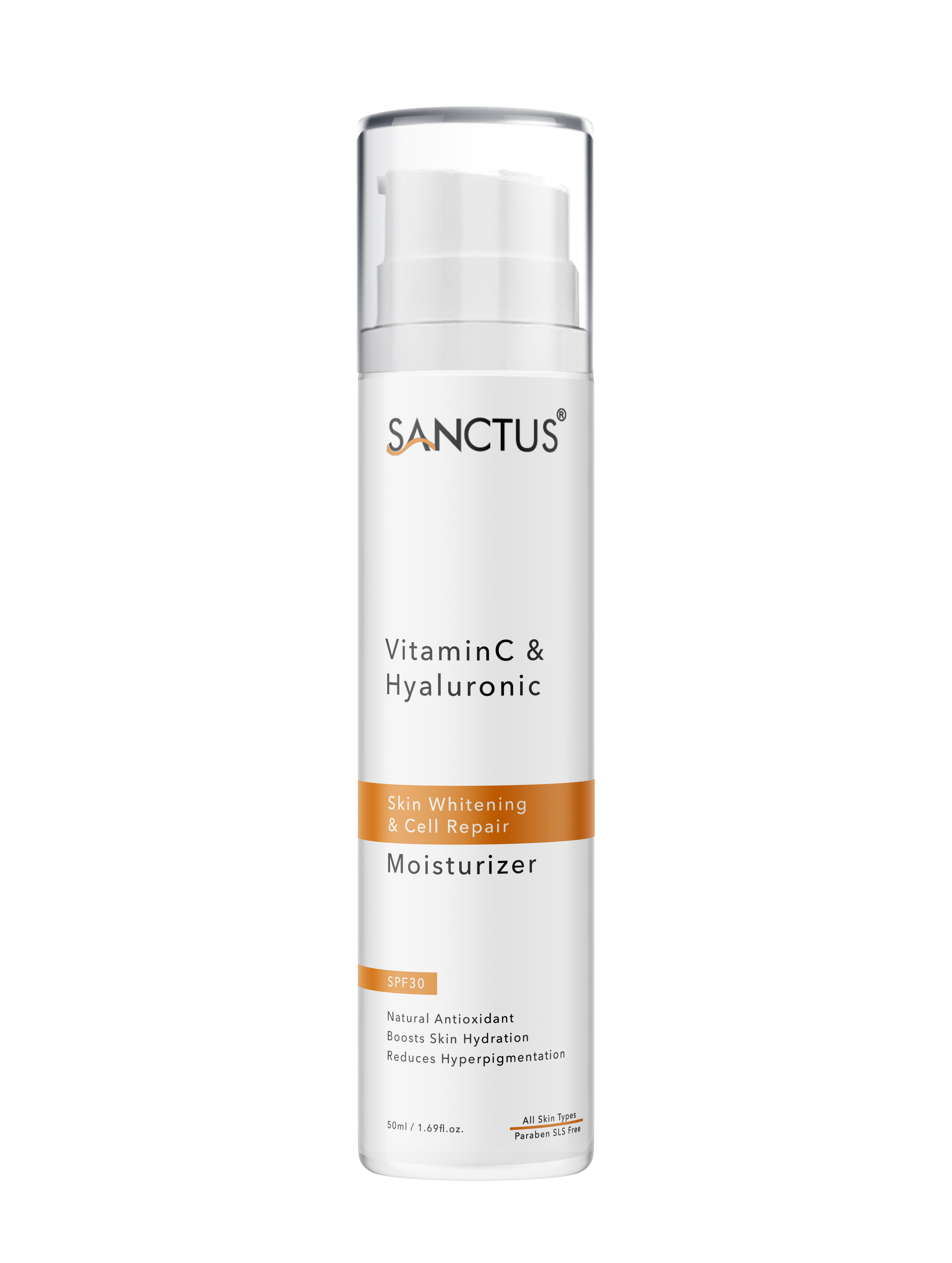 Hyaluronic & Vitamin C Oil-Free Face Moisturizer SPF 30