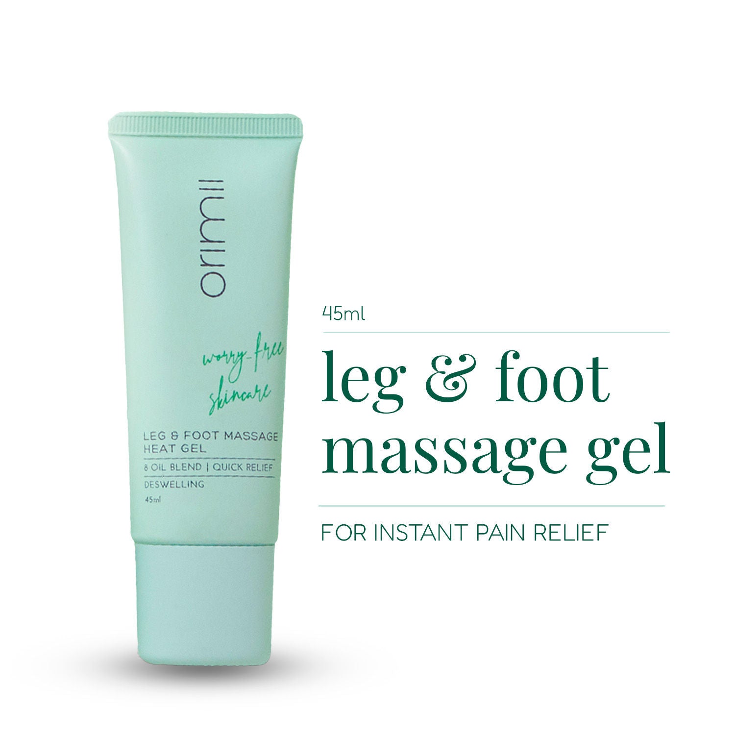 Leg & Foot Massage Heat Gel For Pain Relief With Natural Oils - Pregnancy Safe