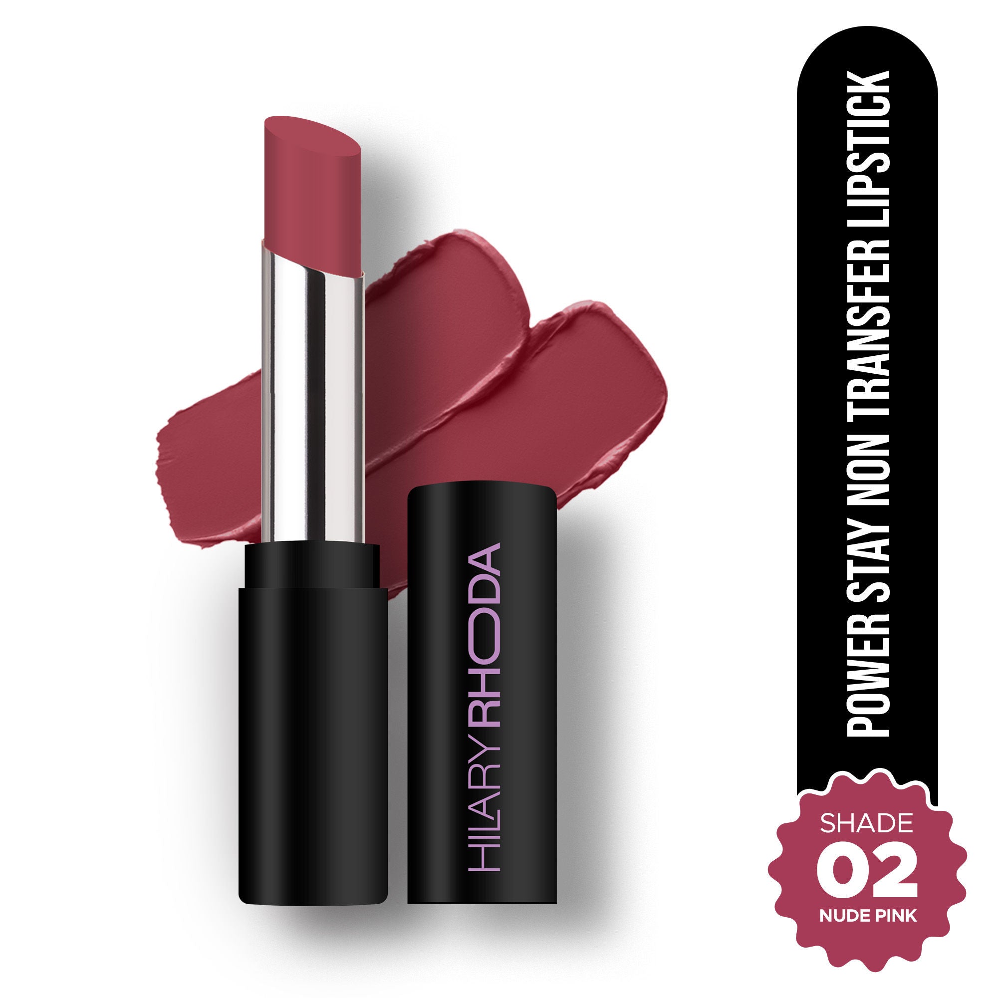 Power Stay Non Transfer Lipstick - Nude Pink 02