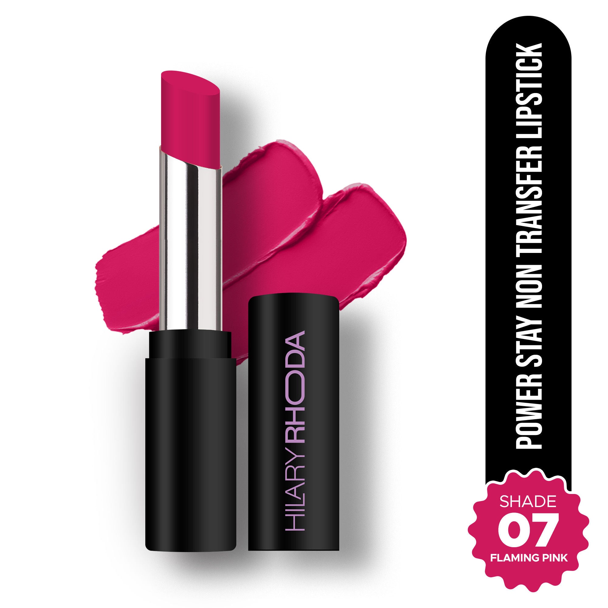 Power Stay Non Transfer Lipstick - Flaming Pink 07