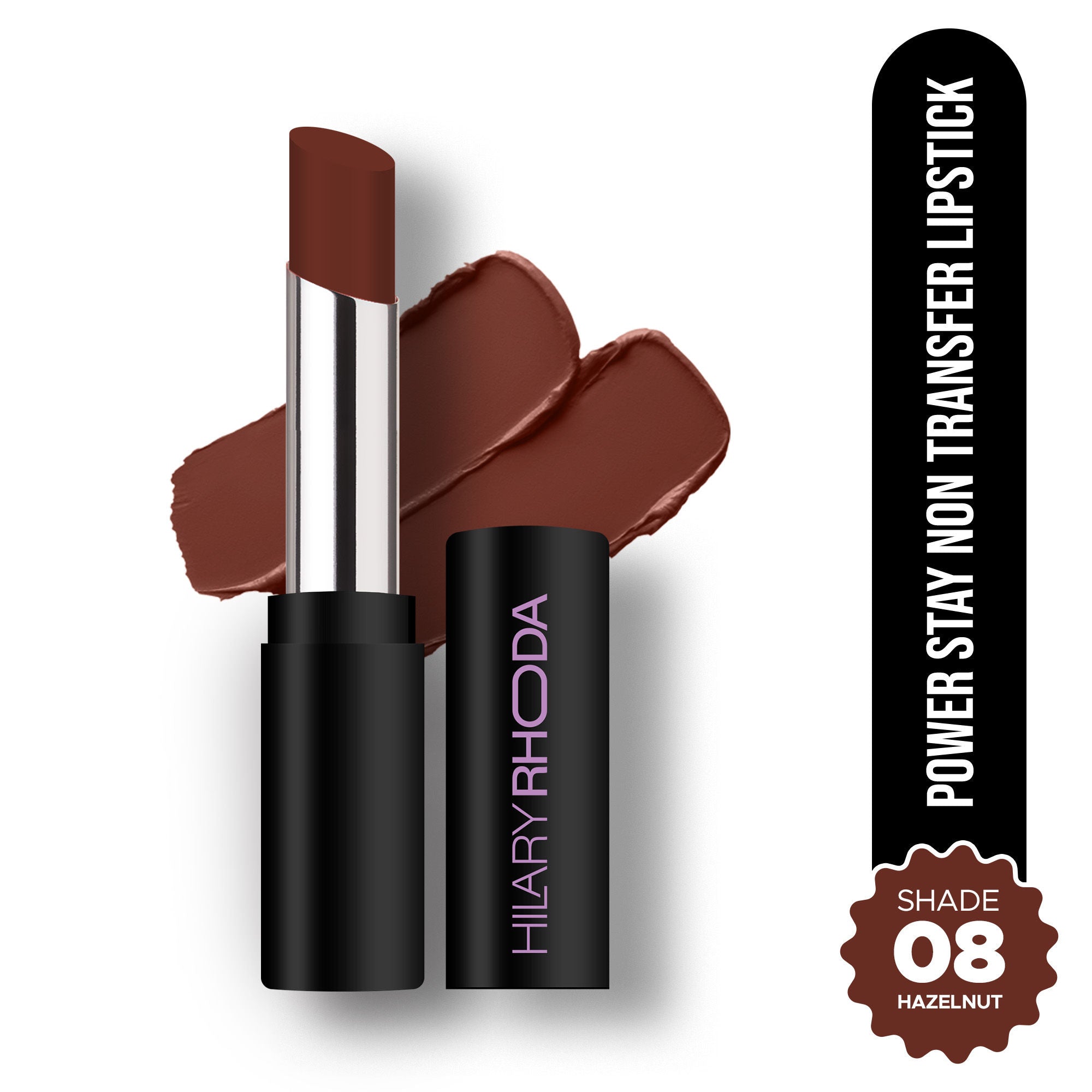 Power Stay Non Transfer Lipstick - Hazelnut 08