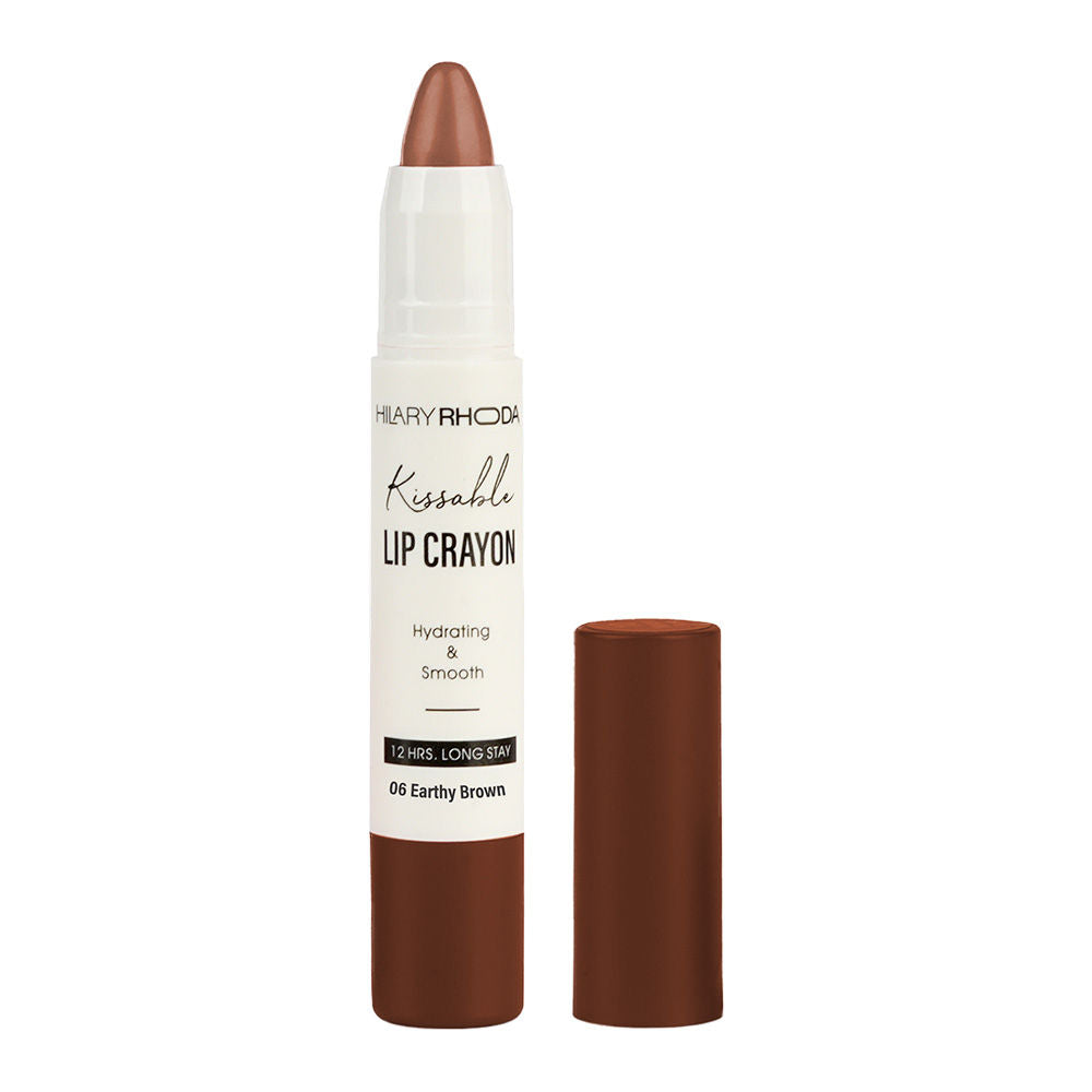 Kissable Matte Lip Crayon - Earthy Brown 06