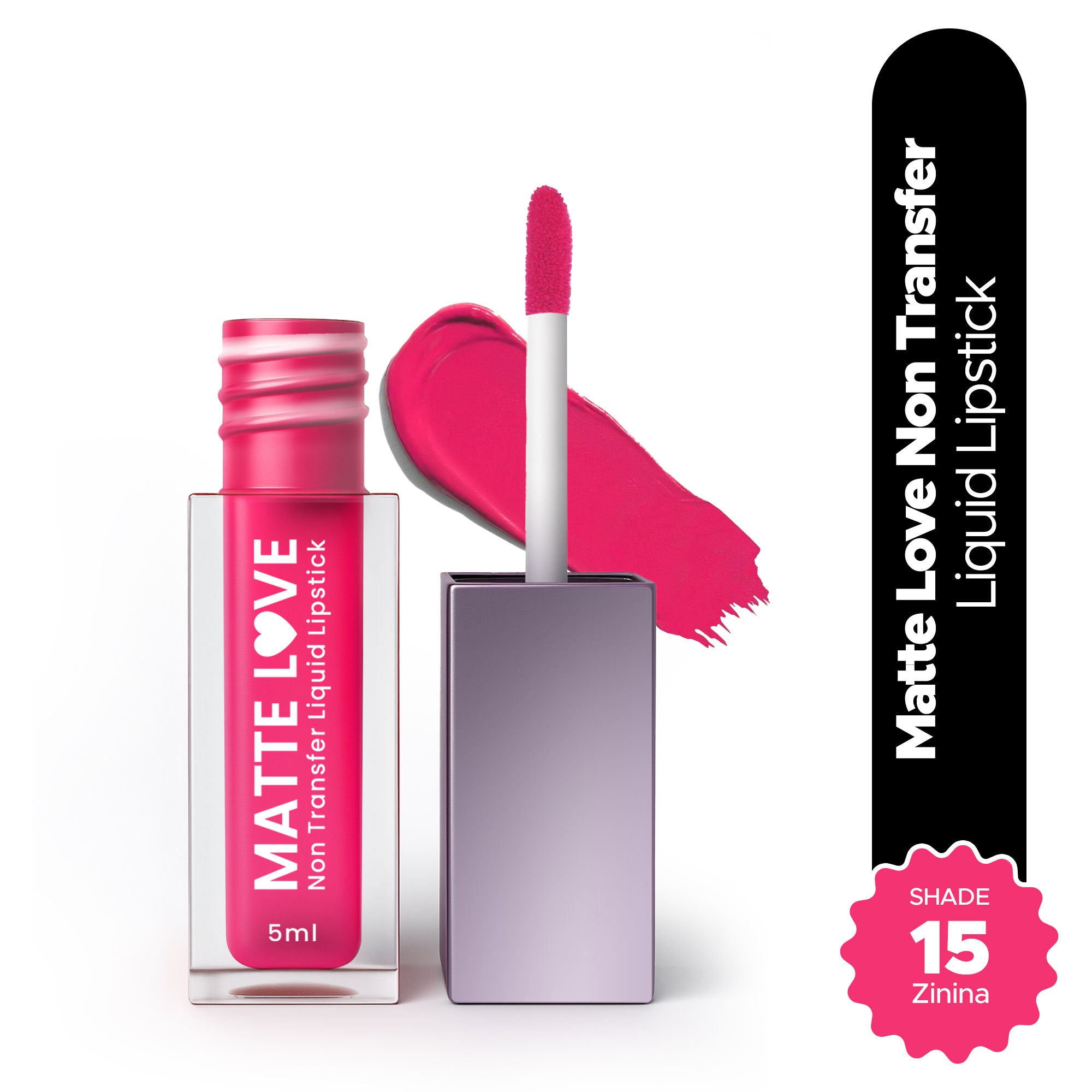 Matte Love Non Transfer Liquid Lipstick - Zinina 15