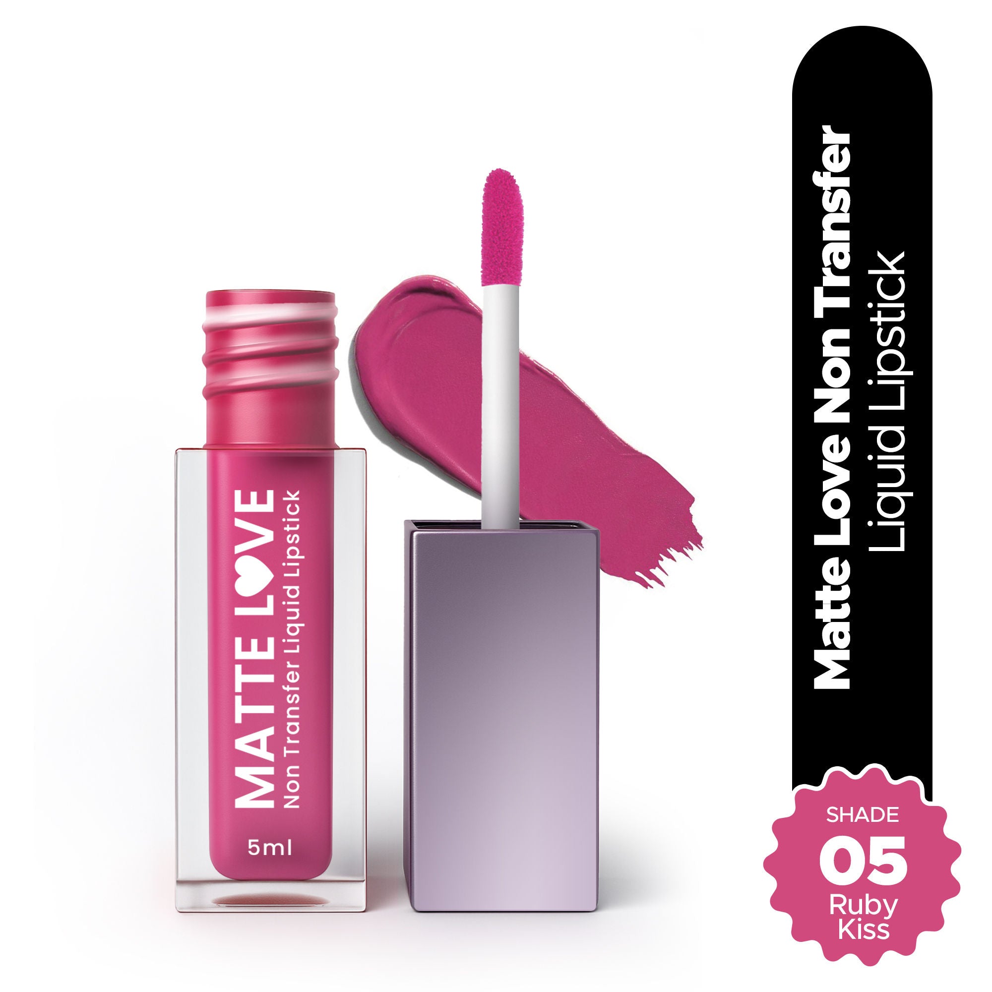 Matte Love Non Transfer Liquid Lipstick - Ruby Kiss 05