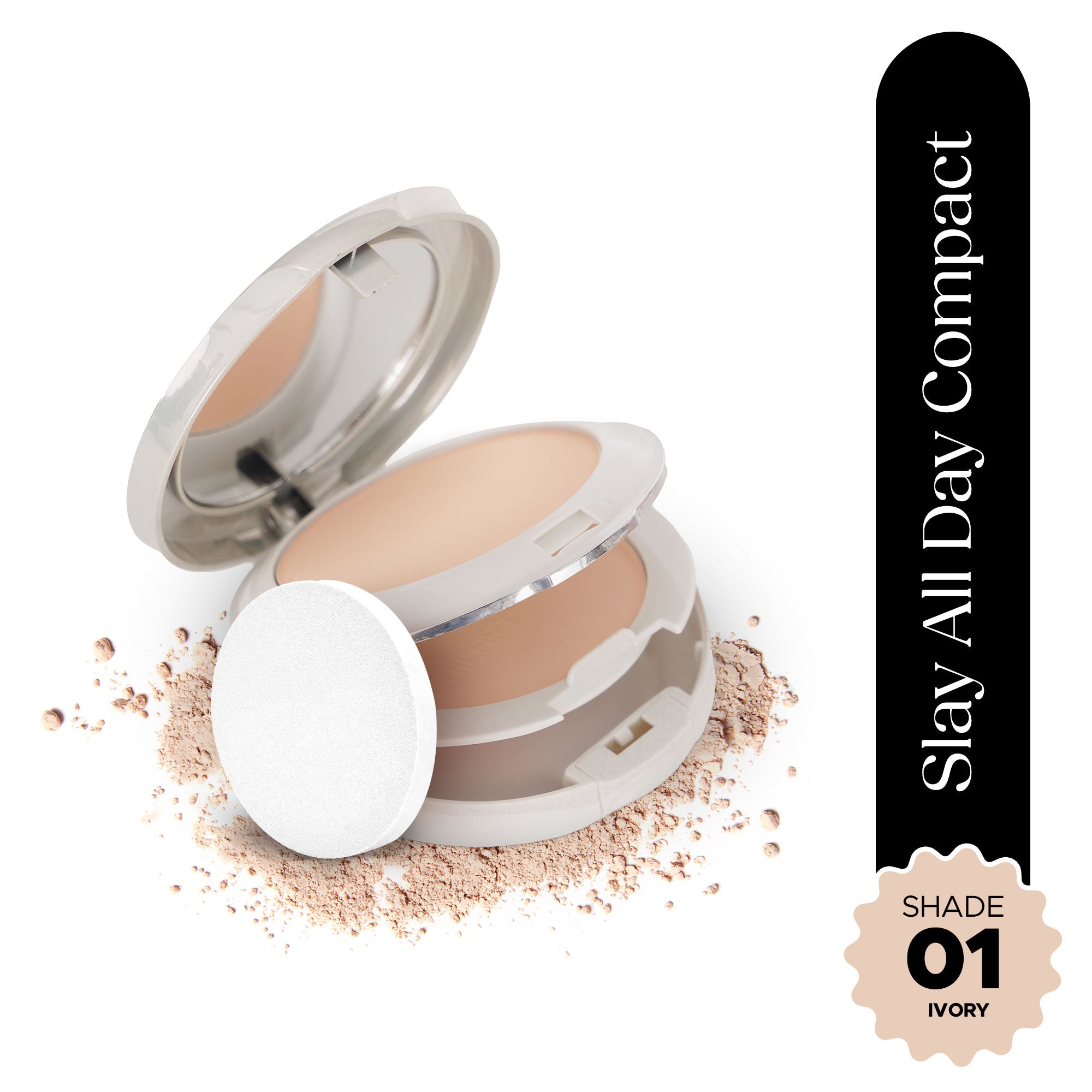 Slay All Day Matte Compact - Ivory 01