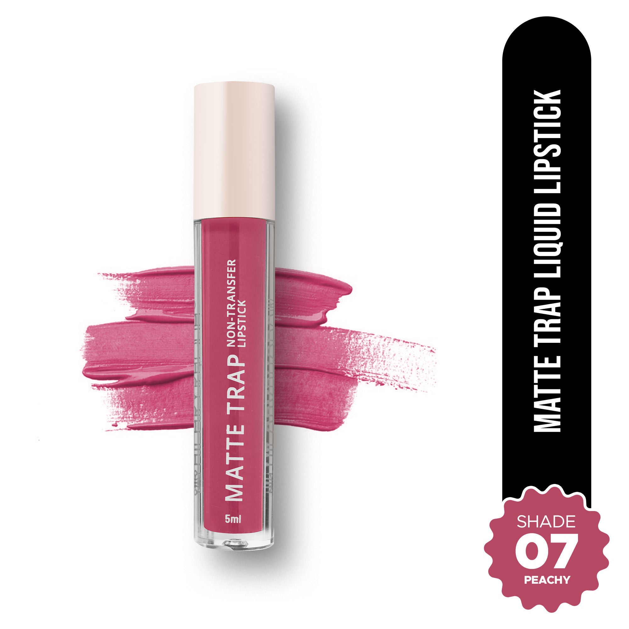 Matte Trap Liquid Lipstick - Peachy 07