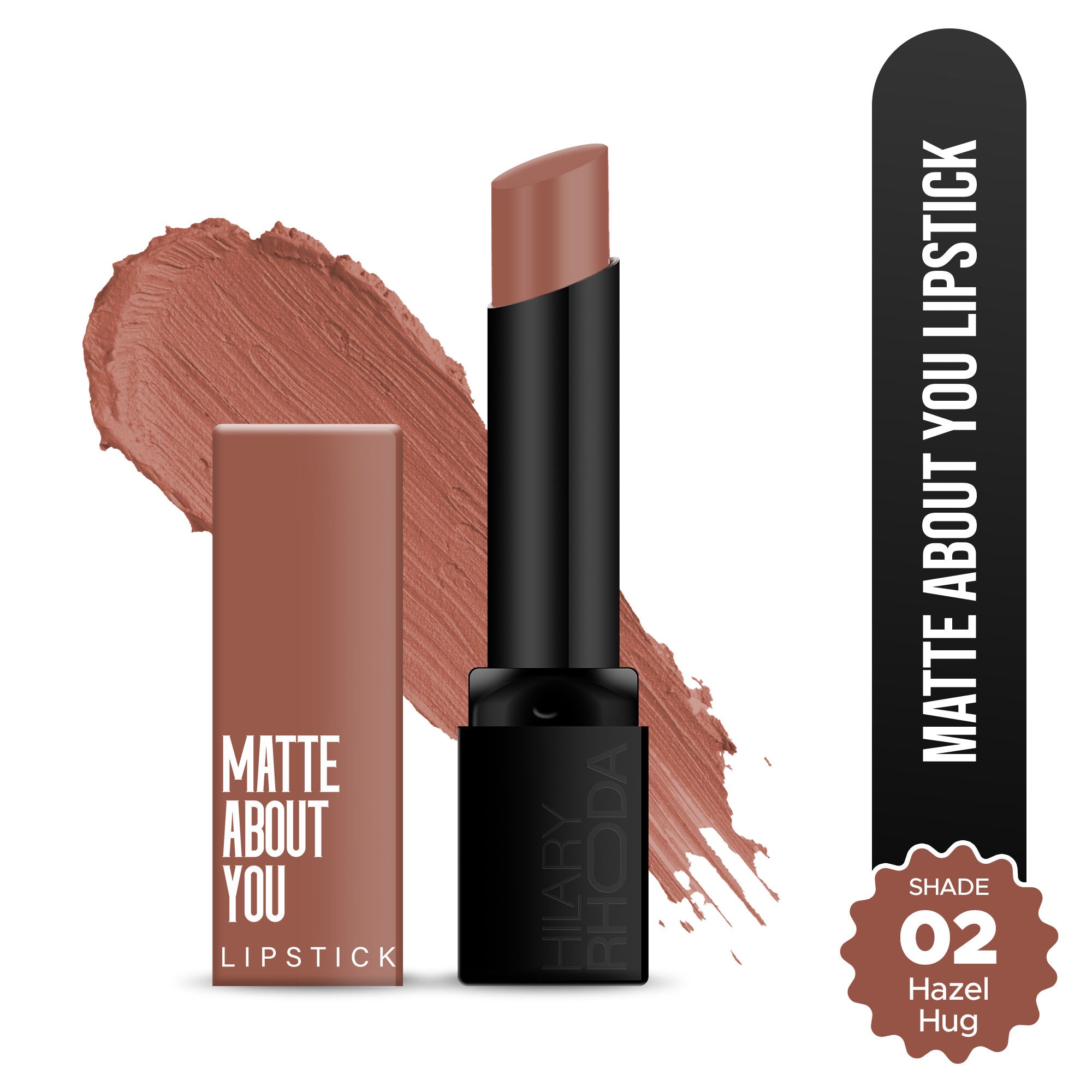 Matte About You Lipstick - Hazel Hug 02