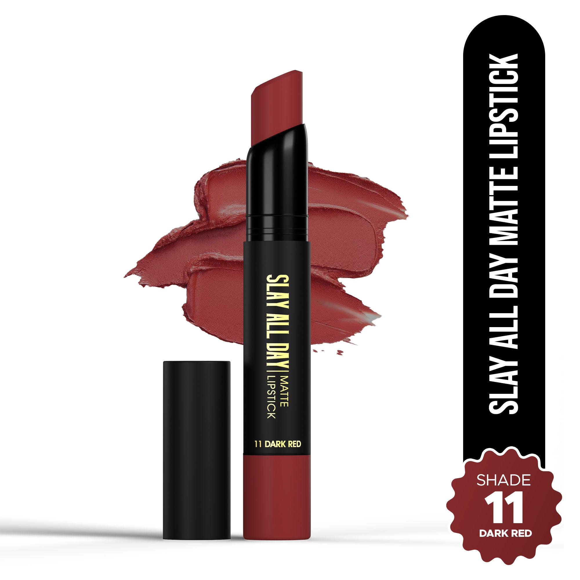 Slay All Day Matte Lipstick - Dark Red 11