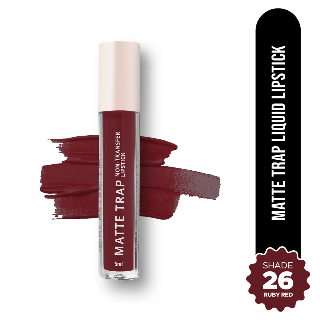 Matte Trap Liquid Lipstick - Ruby Red 26