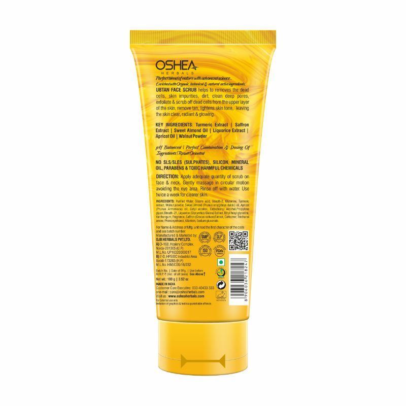 Ubtan Glowing & Tan Removing Face Scrub