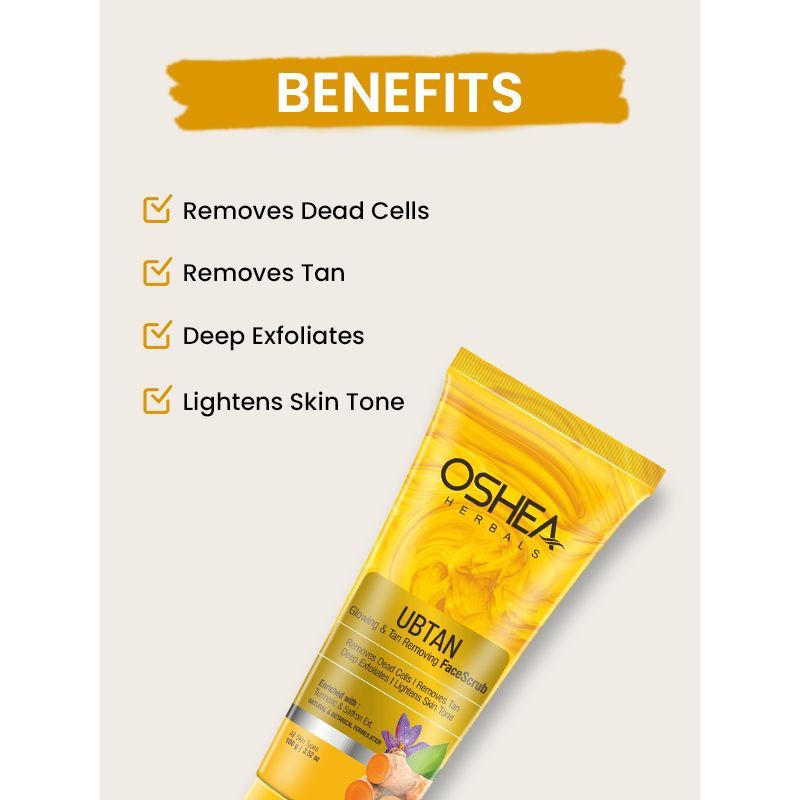 Ubtan Glowing & Tan Removing Face Scrub