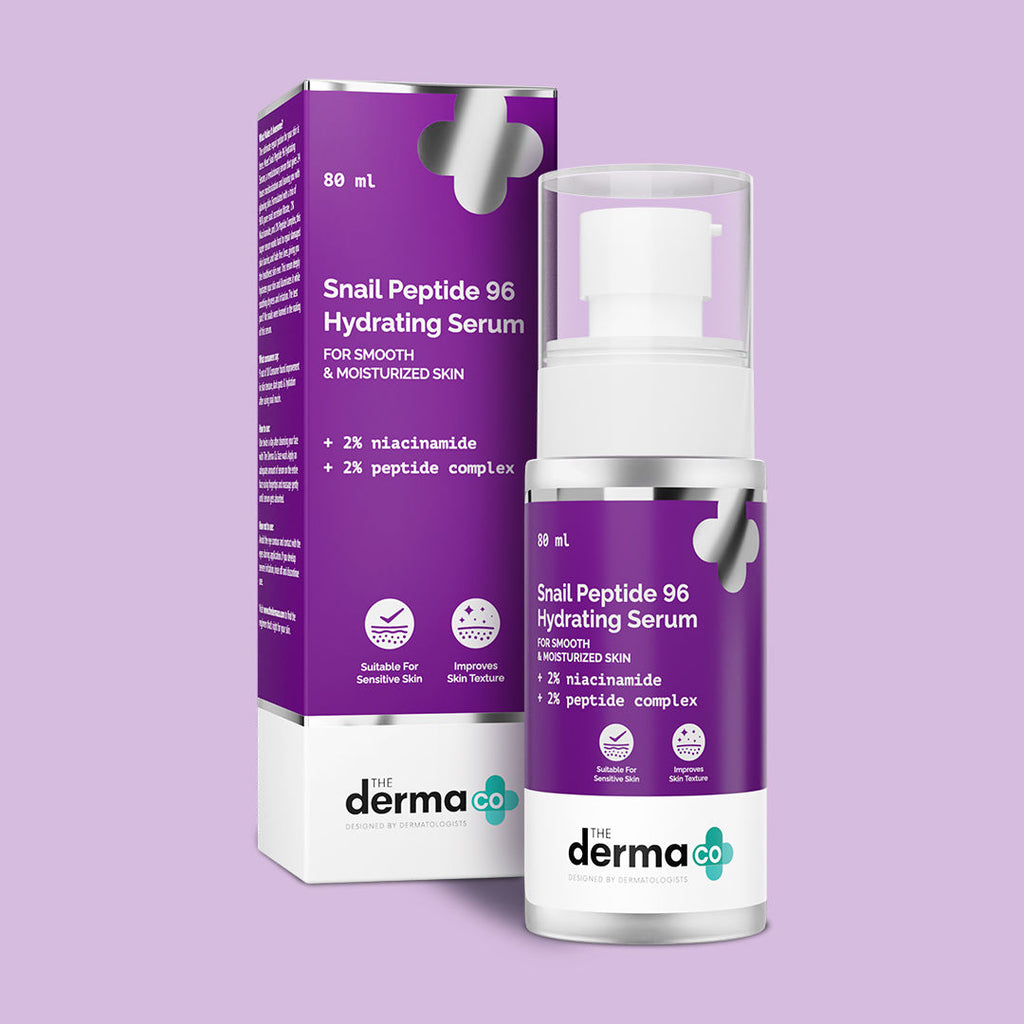 Snail Mucin Peptide 96 Hydrating Serum with Niacinamide & Peptide for Moisturized Skin