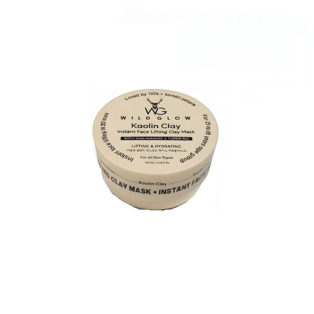 Instant Facelifting Clay Mask With Niacinamide, Turmeric & Vitamin B3