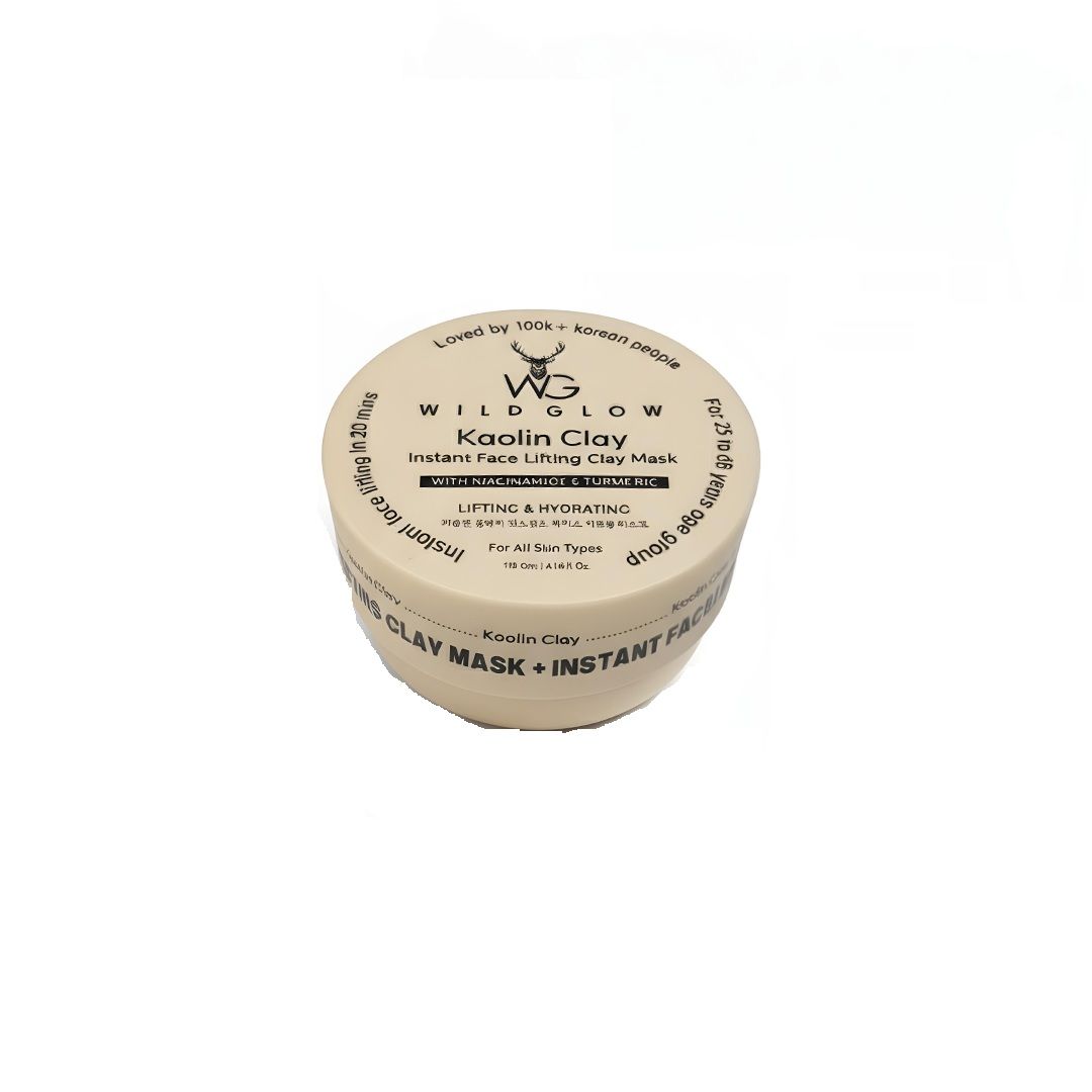 Instant Facelifting Clay Mask With Niacinamide, Turmeric & Vitamin B3