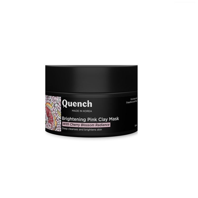 Brightening Pink Clay Mask for Instant Glow & De-Tan