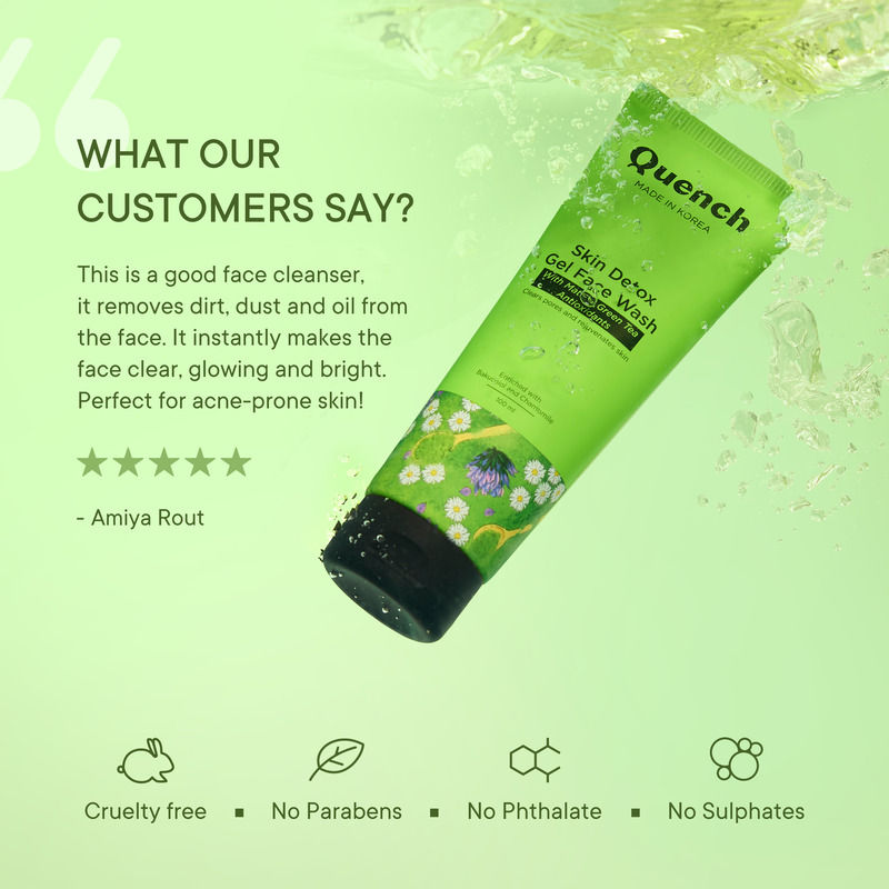 Matcha Green Tea Face Wash for Oil & Acne Control