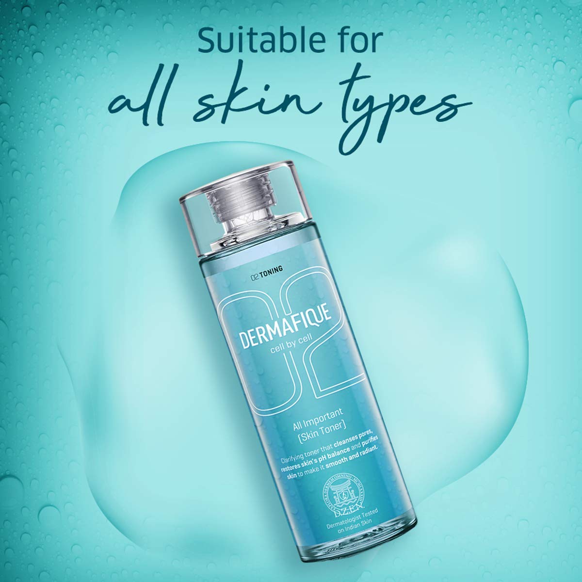 All Important Alcohol Free Skin Toner With Vitamin E & Hyaluronic Acid, Sles Free
