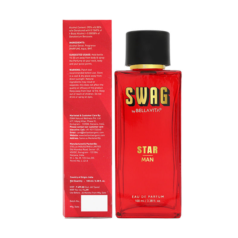 SWAG STAR Perfume for Men By Bella Vita