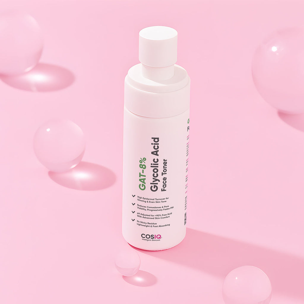 Gat-8% Glycolic Acid Face Toner for Exfoliates, Glowing & Even Skin Tone All Skin Types
