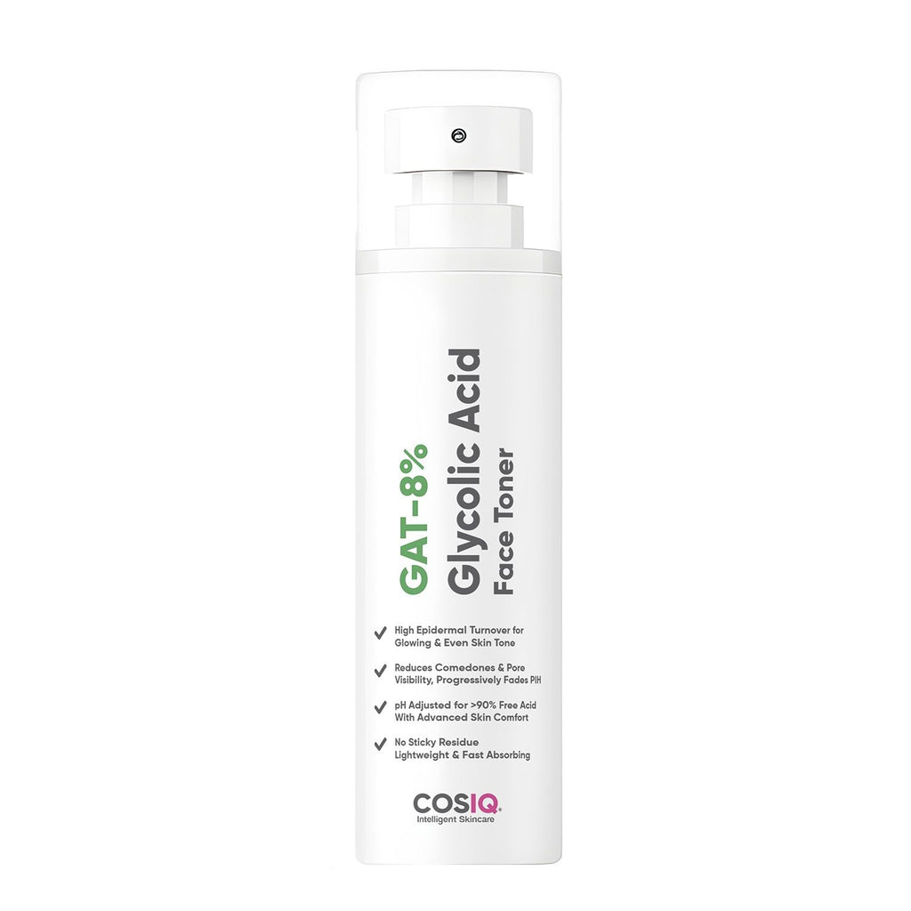 Gat-8% Glycolic Acid Face Toner for Exfoliates, Glowing & Even Skin Tone All Skin Types
