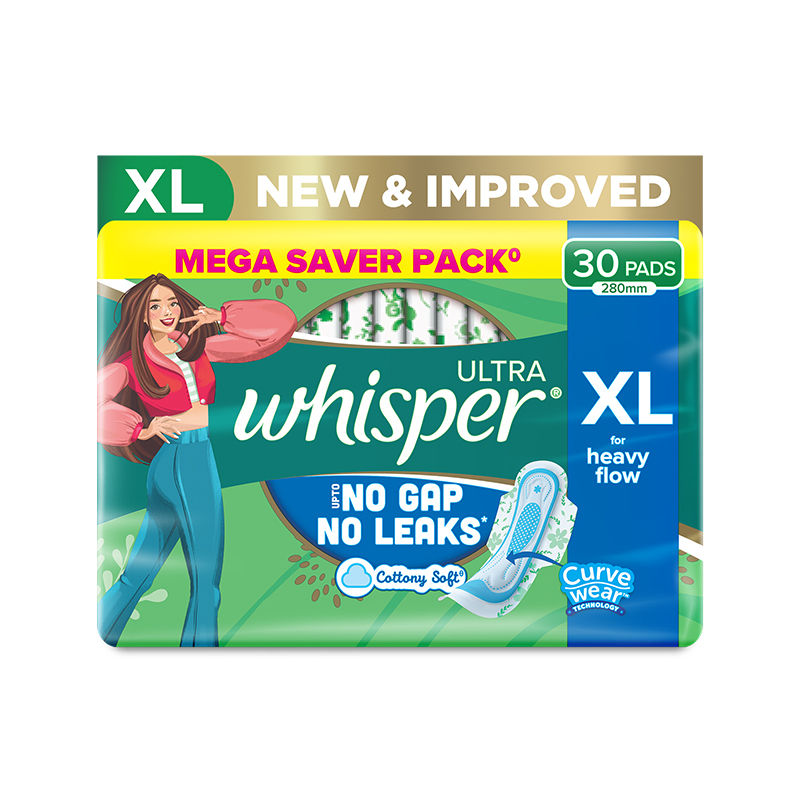 Ultra Upto No Gap No Leaks Sanitary Pads For Heavy Flow Protection