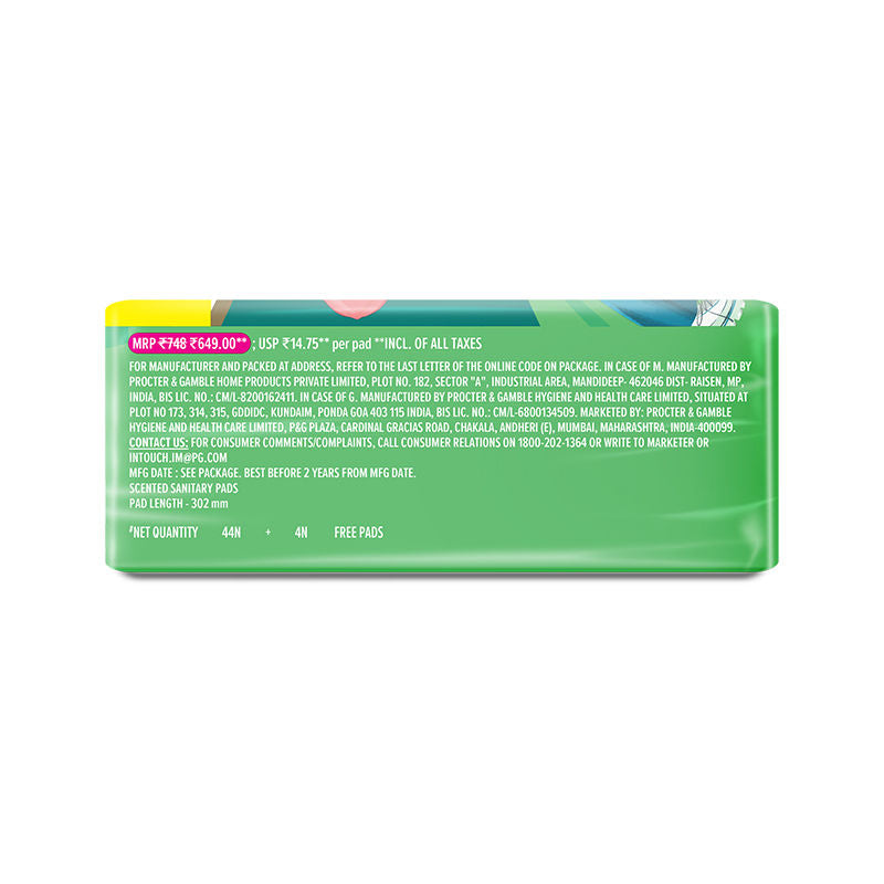 Ultra Upto No Gap No Leaks Sanitary Pads, 48 XL+ Pads, For Heavy Flow Protection