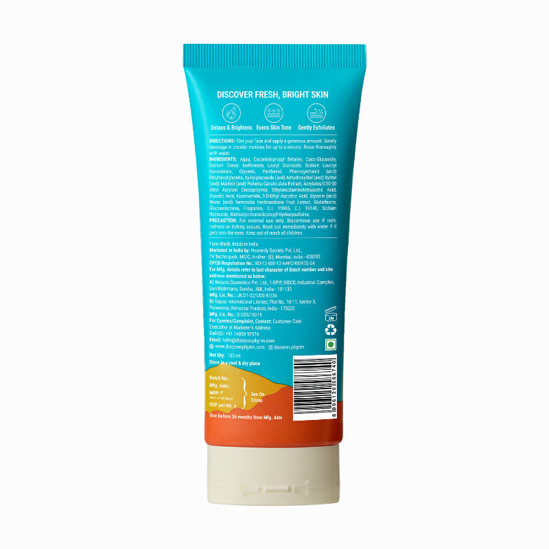 Vitamin C Brightening Gel Face Wash For Triple Glow+++