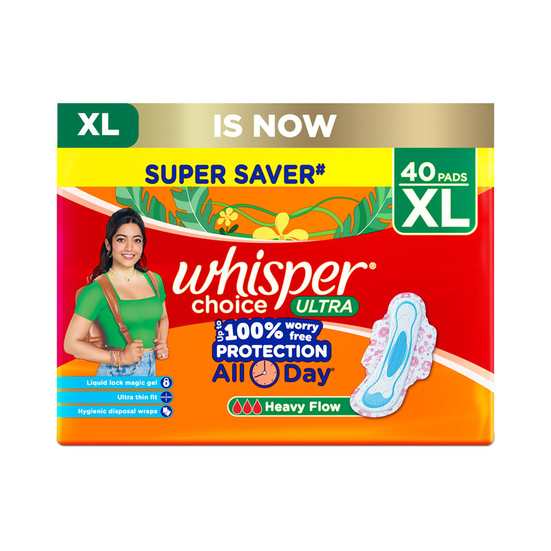 Choice Sanitary XL Pads With Wings For Women