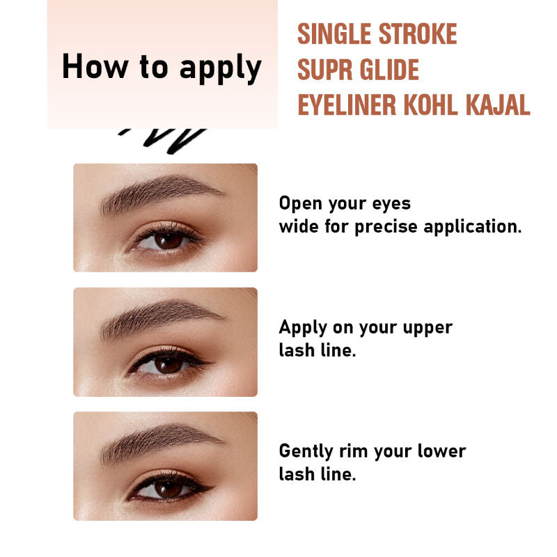 Single Stroke Eyeliner Kohl Kajal