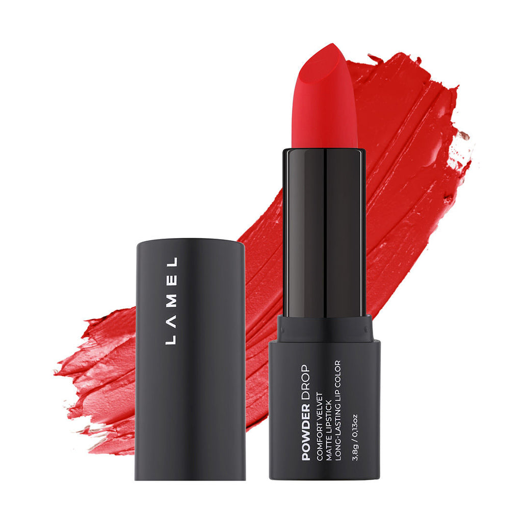 Powder Drop Matte Lipstick - 407 Red Velvet