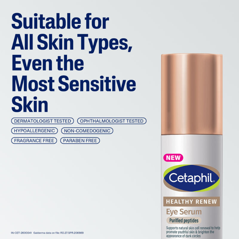 Healthy Renew Eye Serum with Purified Peptides, Reduces Dark Circles & Fine Lines