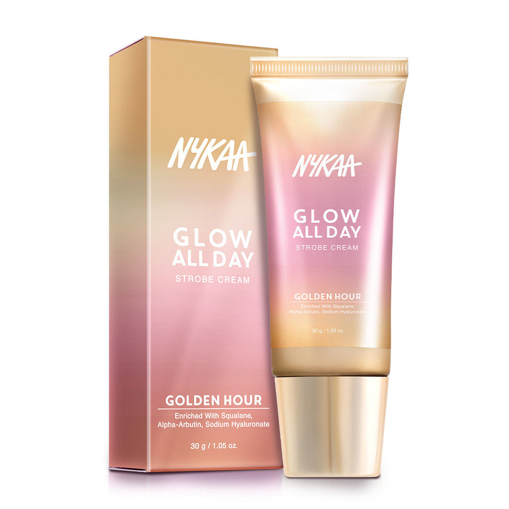 Nykaa Glow All Day Illuminating Strobe Cream + Moisturising Primer + Highlighter