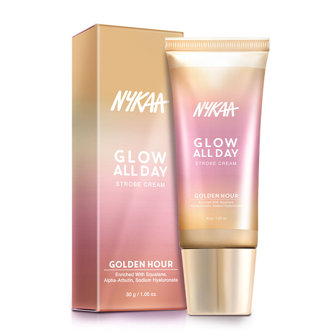 Nykaa Glow All Day Illuminating Strobe Cream + Moisturising Primer + Highlighter