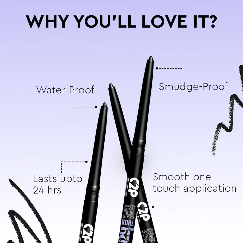 Cosmic Wink Waterproof Smudgeproof Kajal