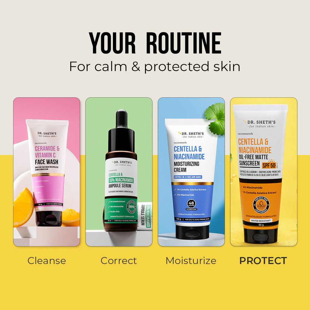 Centella & Niacinamide Oil-Free Matte Sunscreen SPF 50+ PA++++