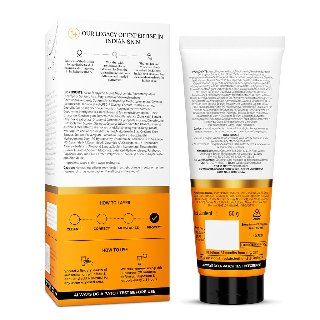 Centella & Niacinamide Oil-Free Matte Sunscreen SPF 50+ PA++++