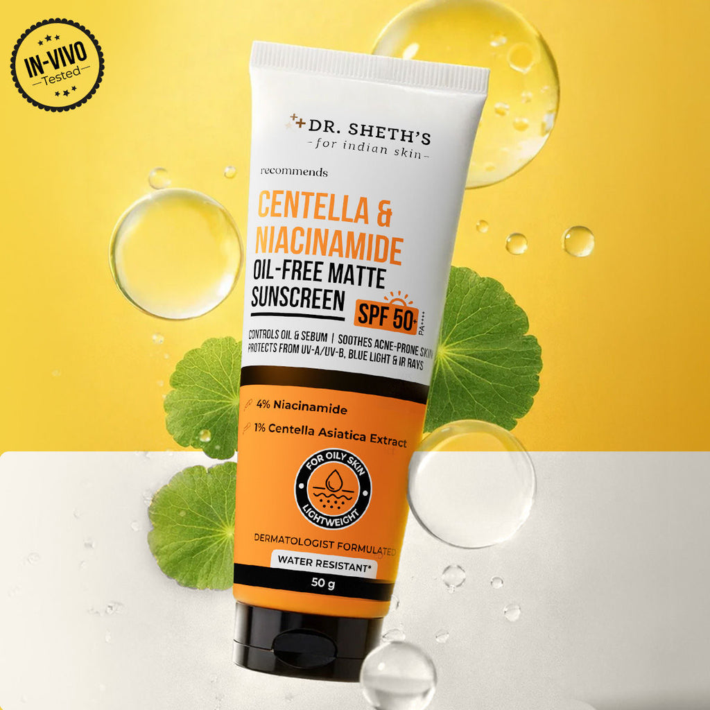 Centella & Niacinamide Oil-Free Matte Sunscreen SPF 50+ PA++++