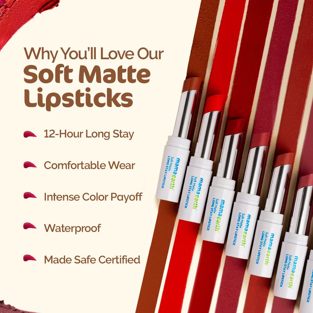 Soft Matte Long Stay Lipsticks